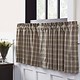 VHC Brands Sawyer Mill Charcoal Plaid Tier Lined Set of 2