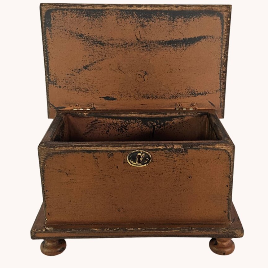 Sugar Box Wooden Cabin Brown - 14"x9"x9"