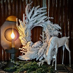 Winter Gleam Candle Ring - 16" Dia x 6.5" Ctr