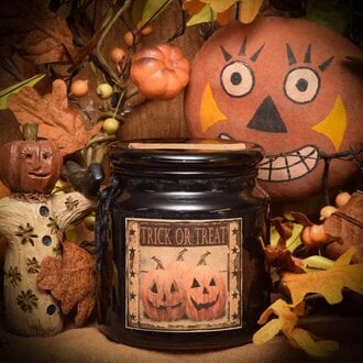 Apothecary Jar Trick Or Treat Soy Candle