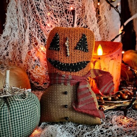 Pumpkin Man Ornament - 7"