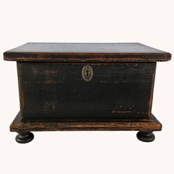 Sugar Box Wooden Black - 14"x 9"x9"