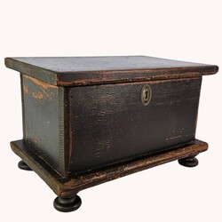 Sugar Box Wooden Black - 14"x 9"x9"