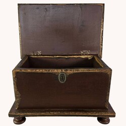 Sugar Box Wooden Cottage Red  - 14"x 9"x9"