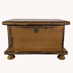 Sugar Box - Wooden Mustard  - 14"x 9"x 9"