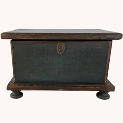 Sugar Box Wooden Arnett Blue - 14"x 8.5"x 8.5"