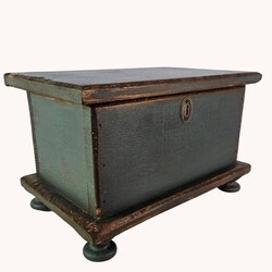 Sugar Box Wooden Arnett Blue - 14"x 8.5"x 8.5"