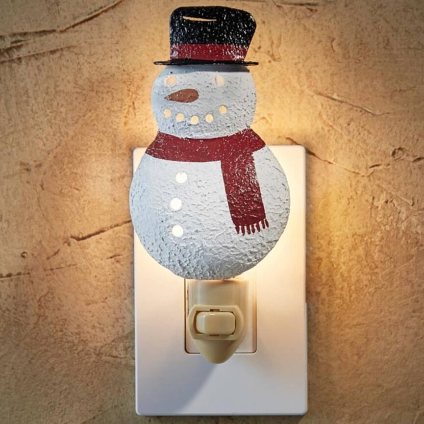 Snowman Night Light - 7.25"