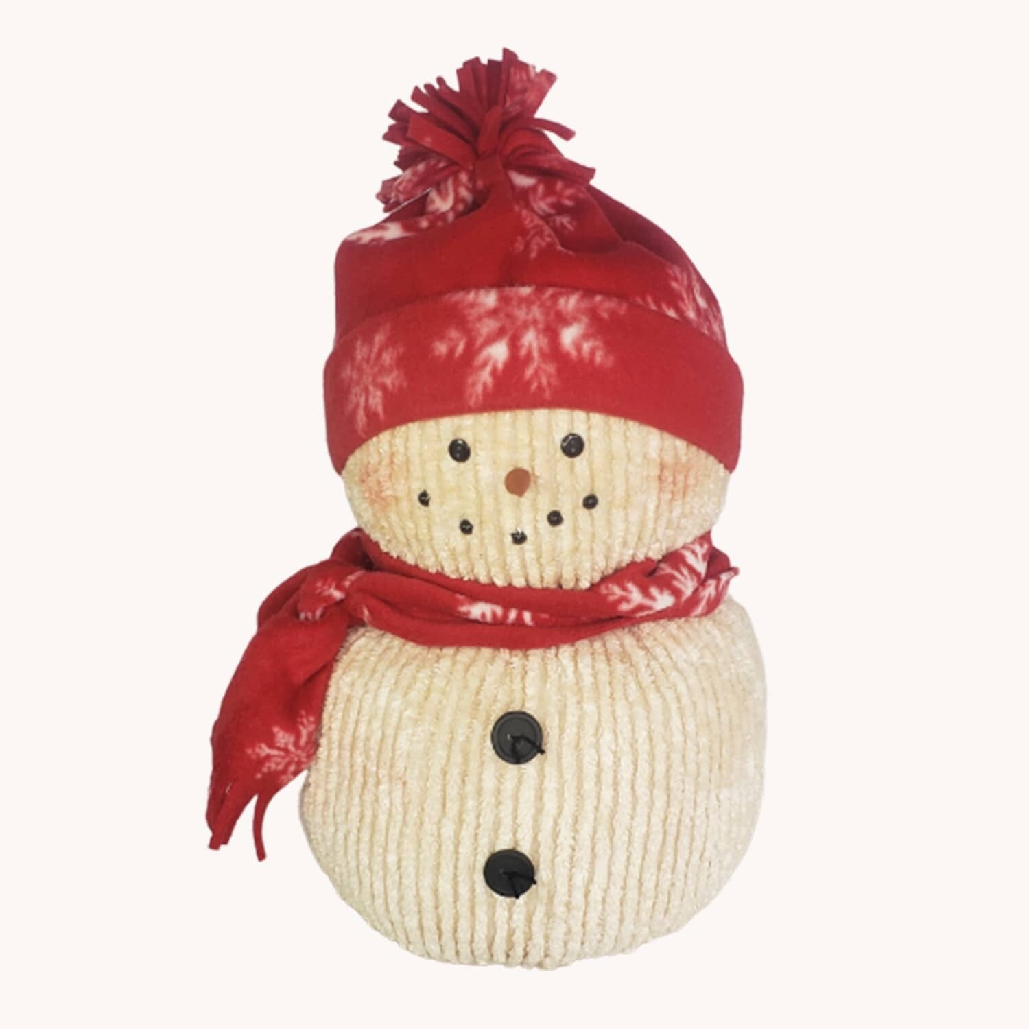 Handmade Chenille Snowman Nana's Farmhouse