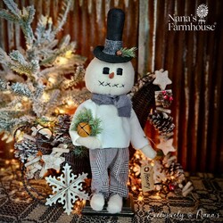 Henry Snowboy White Jacket Brown Houndstooth Pants Rusty Jingle Bell  - 19" Exclusive