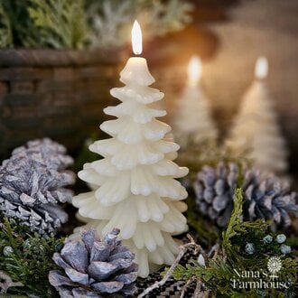 Christmas Tree Candle - 4" x 8"
