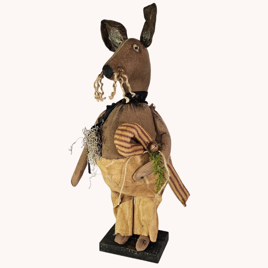 Mr. Mouse Doll Tan Pants Black Scarf - 22"