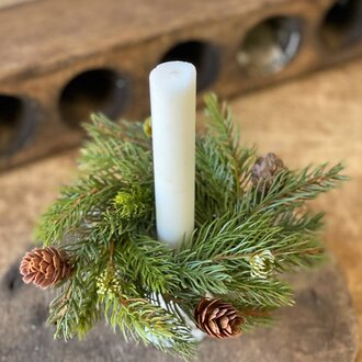 White Spruce Candle Ring