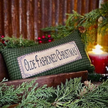 Olde Fashioned Christmas Bowl Filler Pillow
