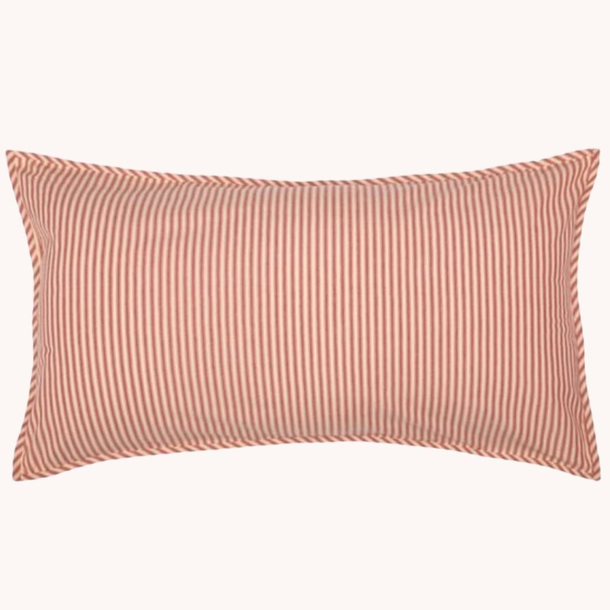 Sawyer Mill Red Ticking Stripe Sham