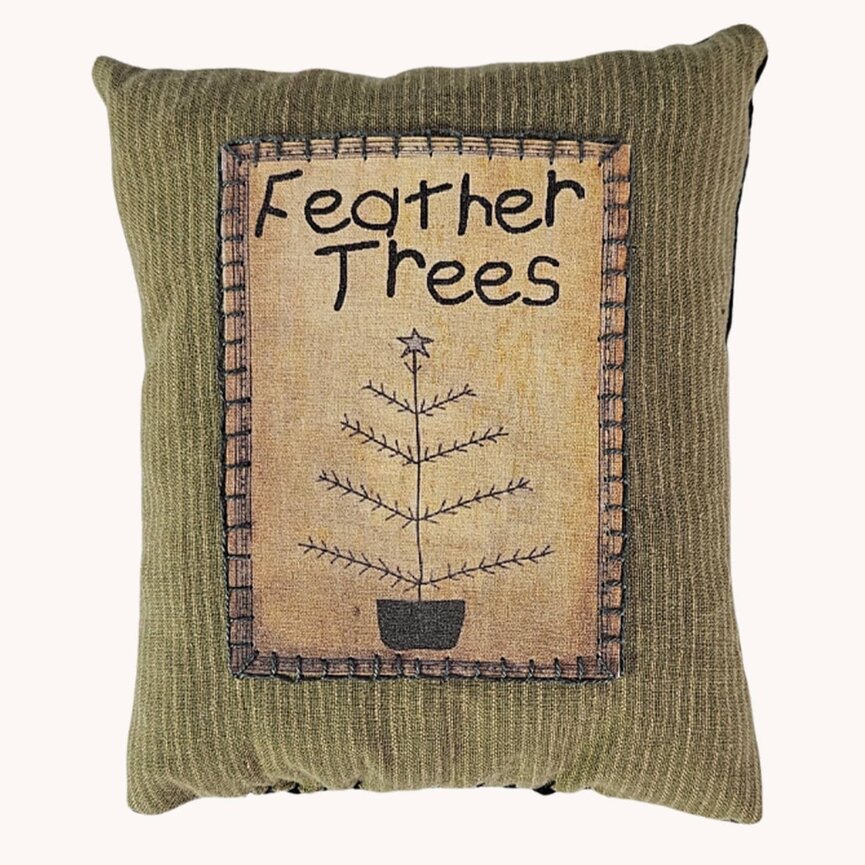Feather Trees Bowl Filler Homespun & Flannel - 6x5.5