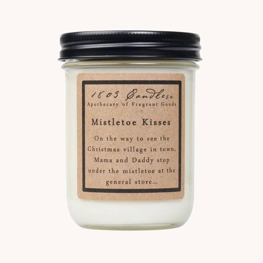 1803 Candle Mistletoe Kisses 14oz