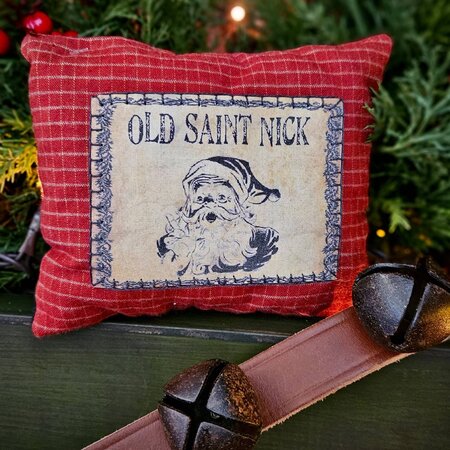 Old Saint Nick Bowl Filler Pillow