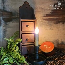 Three Drawer Distressed Wall Box