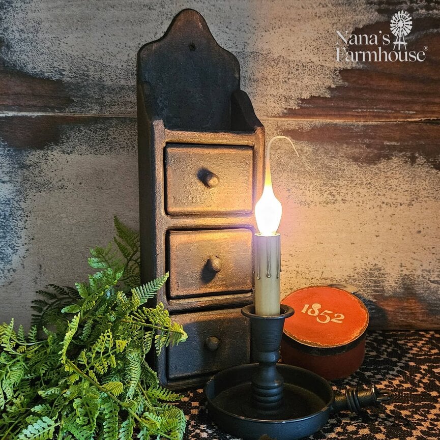Three Drawer Distressed Wall Box