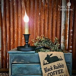Scrooge Candle Pan with Short Handle Electric Lamp - 6.5"