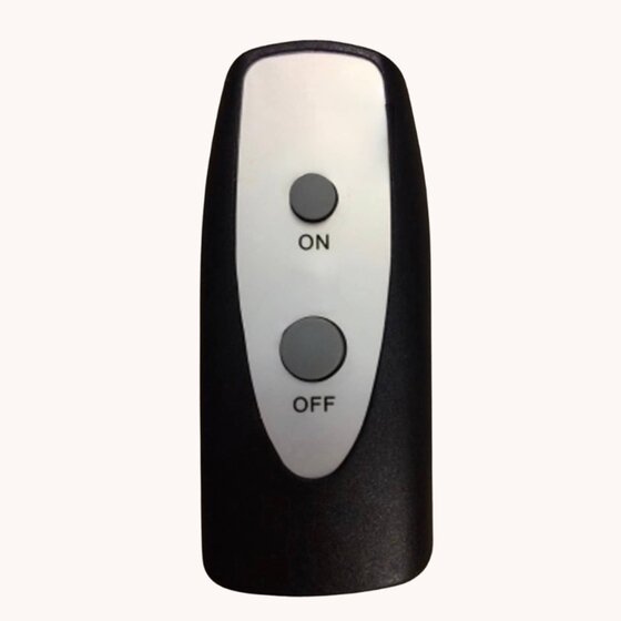Remote for Black Fluted & Wooden Base Silicone Taper Candle