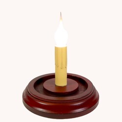 Classic Red Round Candle Sleeve Base