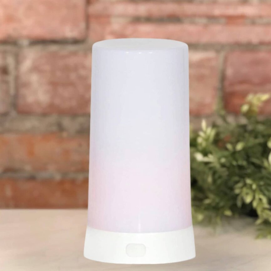 Fia Flame Candle Sleeve LED Orange Flame Light - 5"