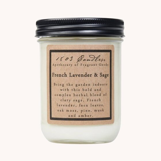 1803 French Lavender & Sage Candle