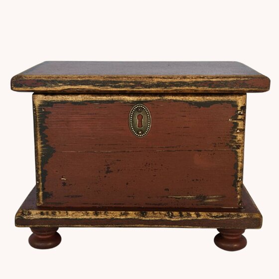 Sugar Box Wooden Cottage Red - Small