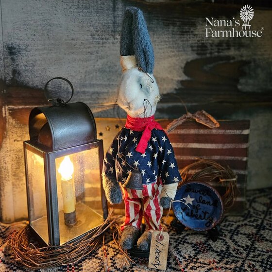 Liberty the Patriotic Rabbit Doll - 19"