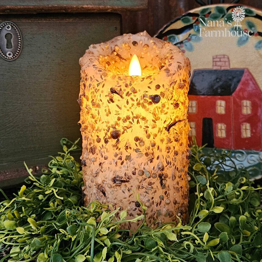 Moving Flame Pillar Everything But The Kitchen Sink - 3x 7