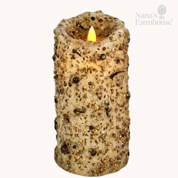 Moving Flame Pillar Everything But The Kitchen Sink - 3x 7