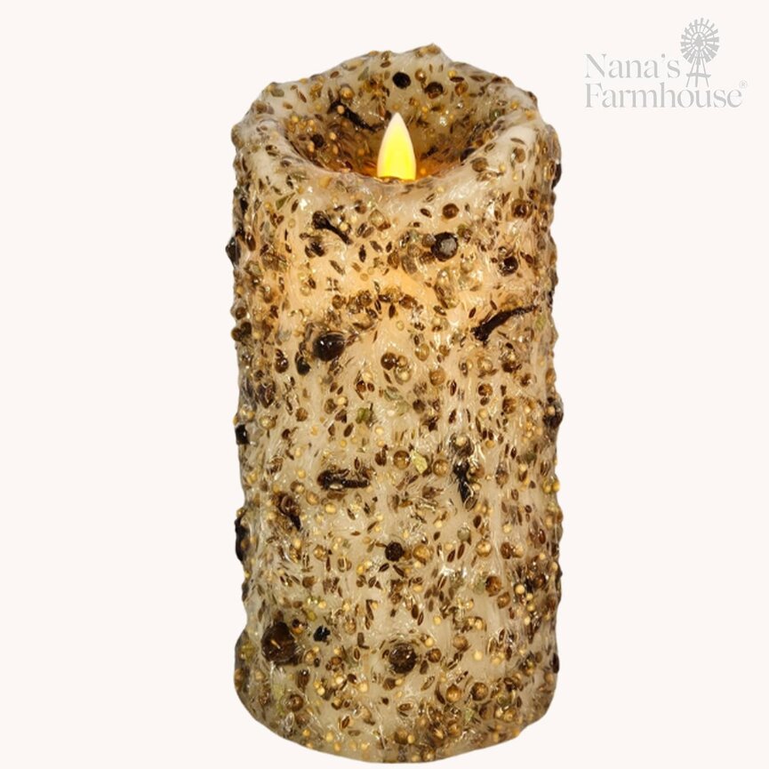 Moving Flame Pillar Everything But The Kitchen Sink - 3x 7