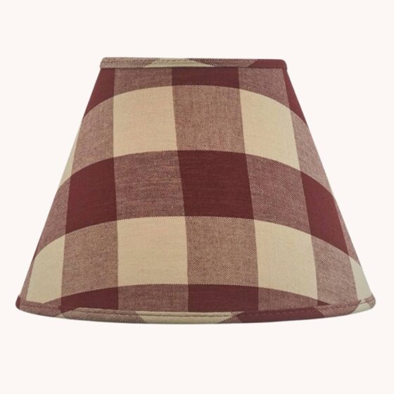 Wicklow Check Lampshade - 10"