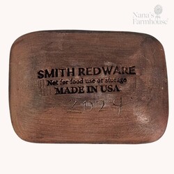 Smith Redware Spring Rectangle Tray - 2" x 3"