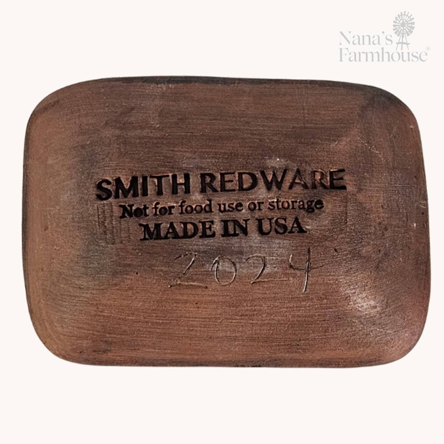Smith Redware Spring Rectangle Tray - 2" x 3"