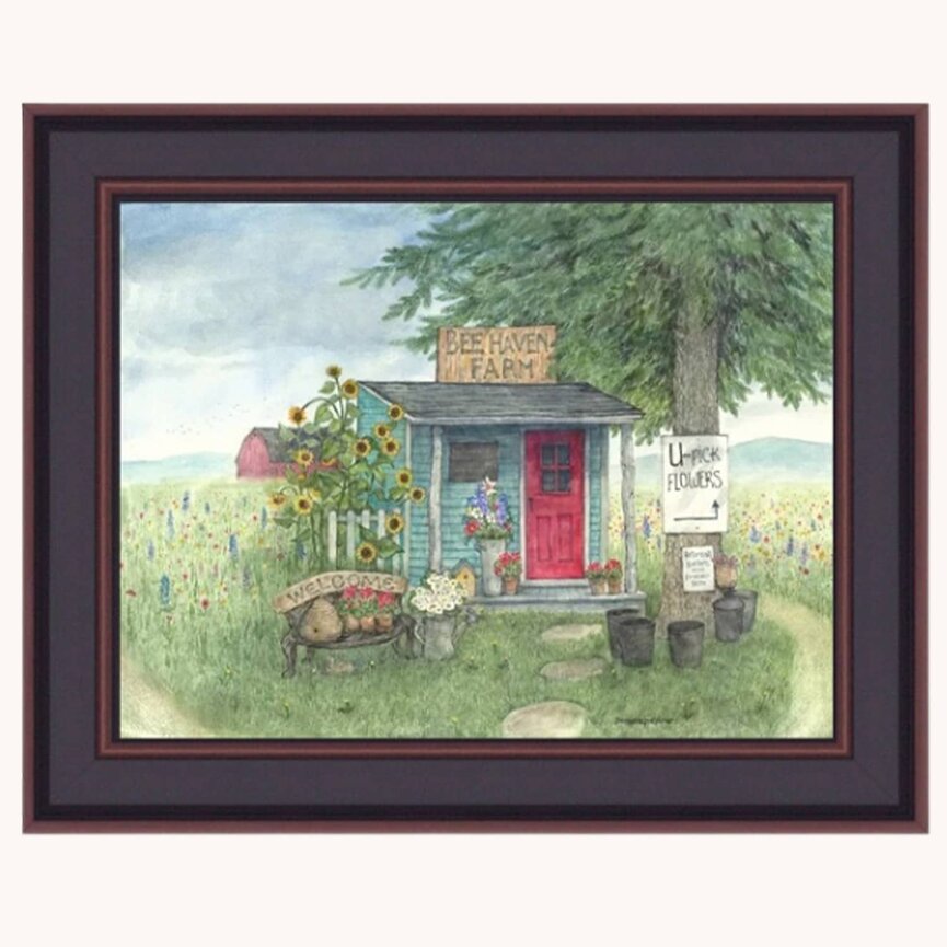 Bee Haven Farm By Bonnie Fisher -  16 x 12