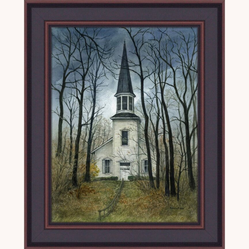 North Church by Bonnie Fisher - 16" x 12 "