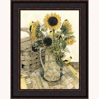 Country Sunflowers by Bonnie Fisher