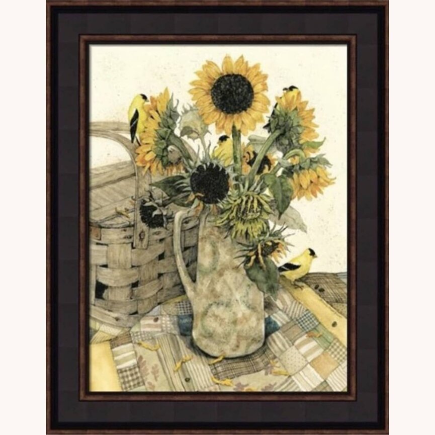 Country Sunflowers by Bonnie Fisher - 16 x 12