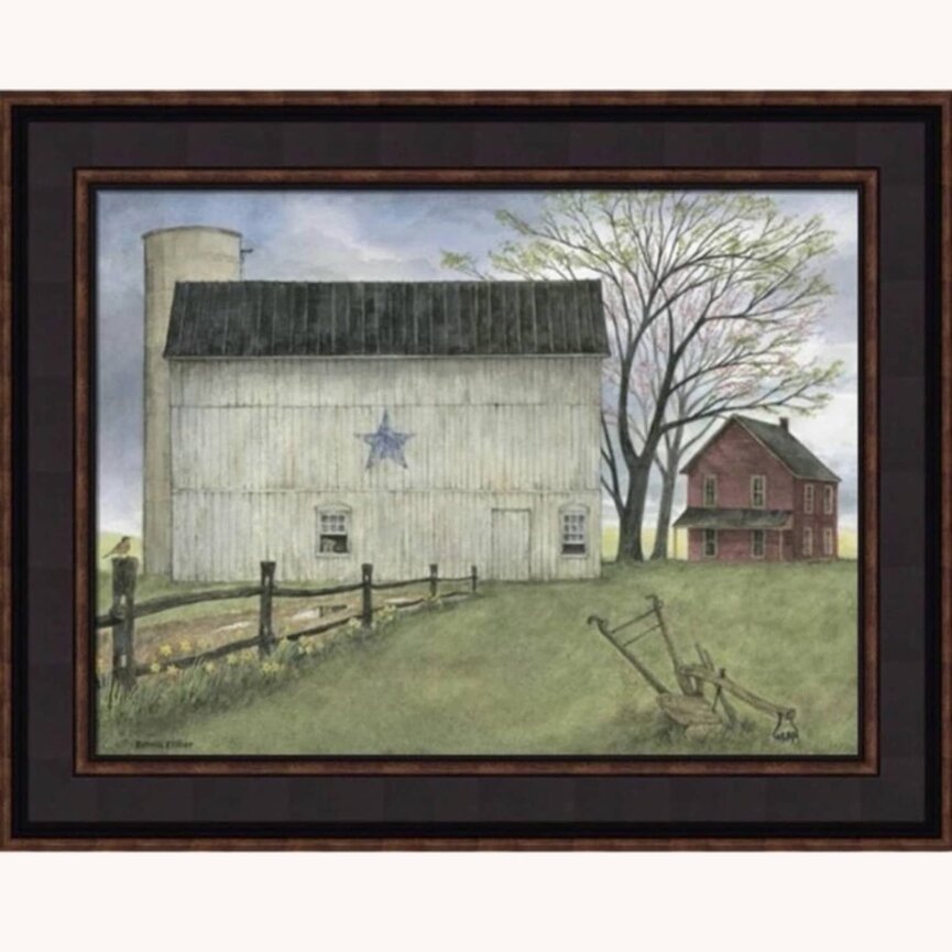 Spring Barn by Bonnie Fisher - 16 x 12