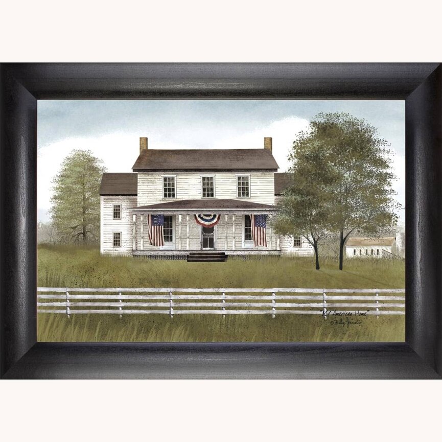Billy Jacob's My American Home Framed Print -12" x 18"