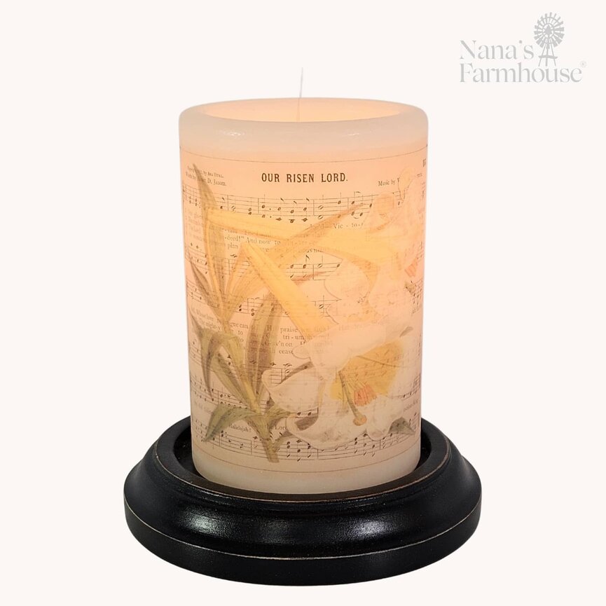 Vintage Lily & Song Candle Sleeve - Vanilla