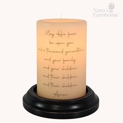 The Blessing Quote Candle Sleeve - Antique Vanilla