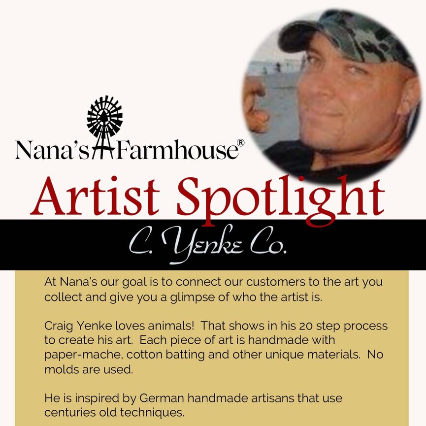 Whitetail Deer Doe Figurine - 9x11