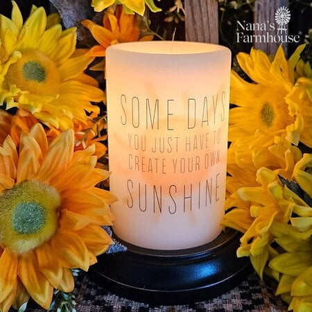 Someday Sunshine Candle Sleeve