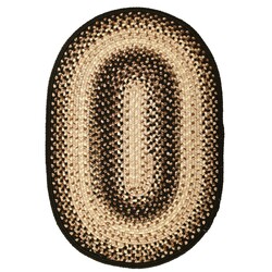 Black Mist Ultra Durable Braided Rugs