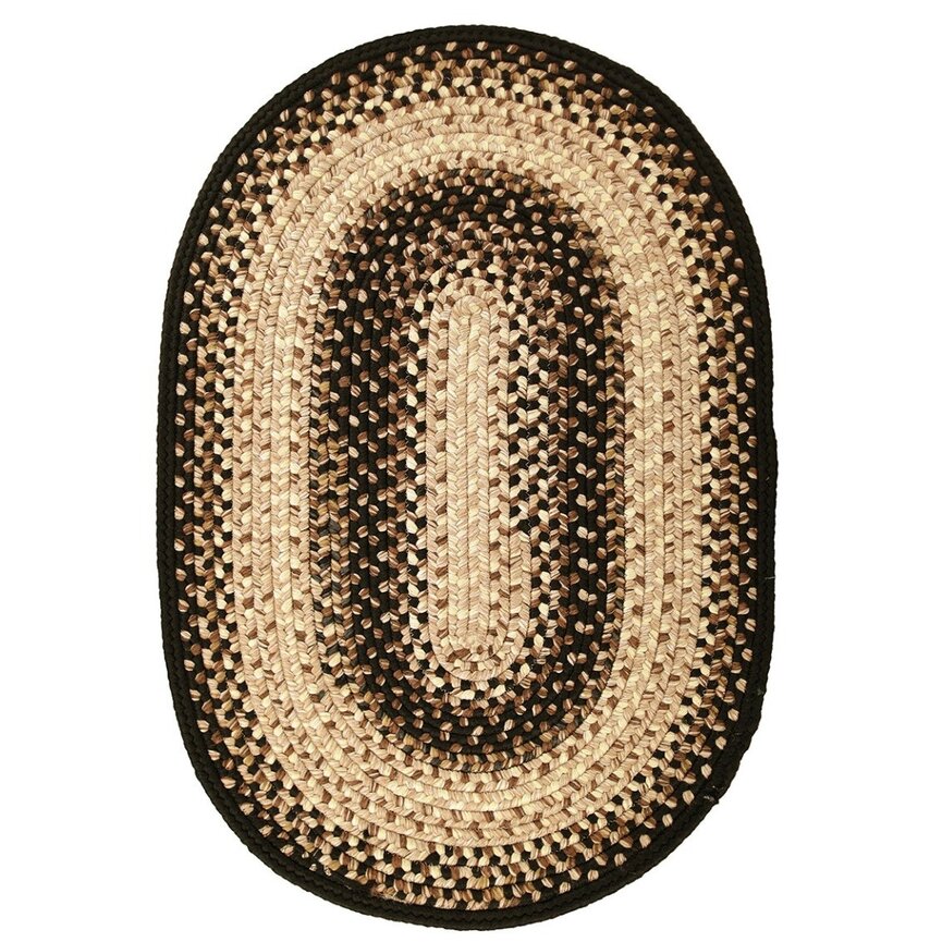 Black Mist Ultra Durable Braided Rugs