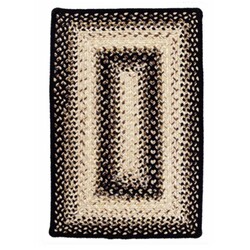 Black Mist Ultra Durable Braided Rugs